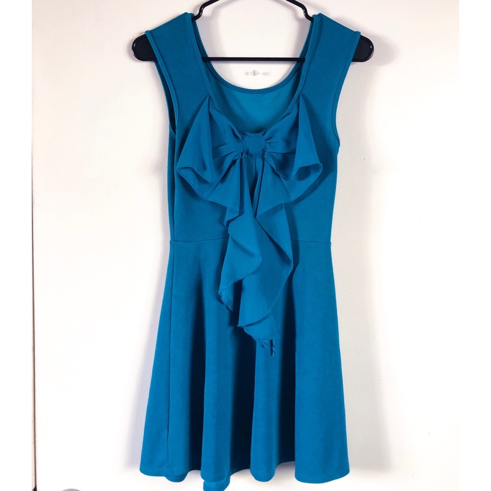 Royal blue cocktail dress